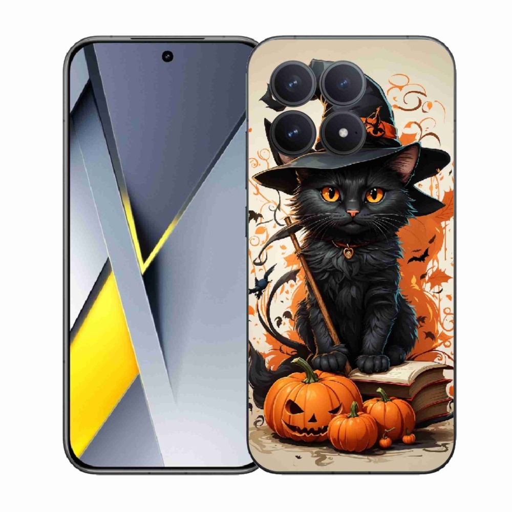 Gél borítás mmCase a Xiaomi Poco F8 Pro számára - macska varázsló