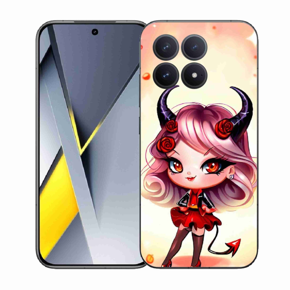 Gél borítás mmCase a Xiaomi Poco F8 Pro számára - rajzfilm ördög