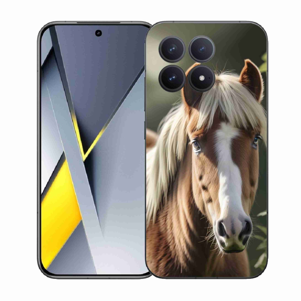 Gél borítás mmCase a Xiaomi Poco F8 Pro számára - ló könnyű sörénnyel