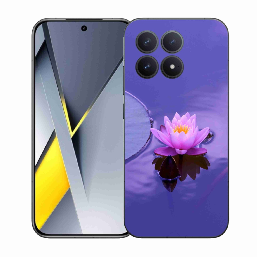 Gél borítás mmCase a Xiaomi Poco F8 Pro számára - virág a felületen