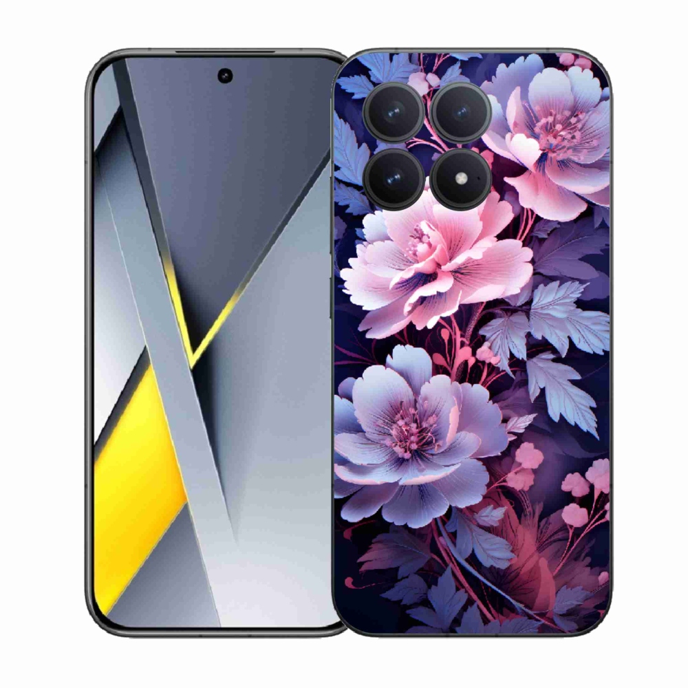 Gél borító mmCase a Xiaomi Poco F8 Pro számára - virágok 11