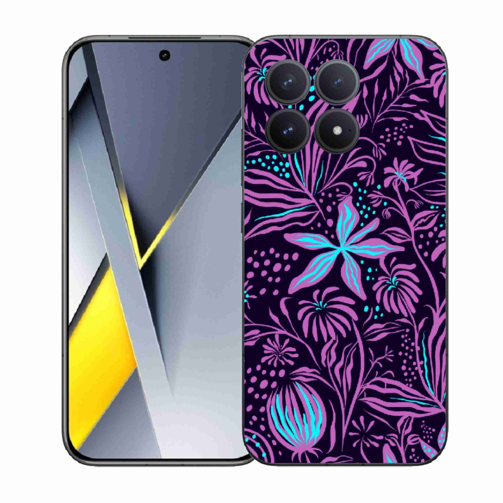 Gél borítás mmCase a Xiaomi Poco F8 Pro számára - virágok 2