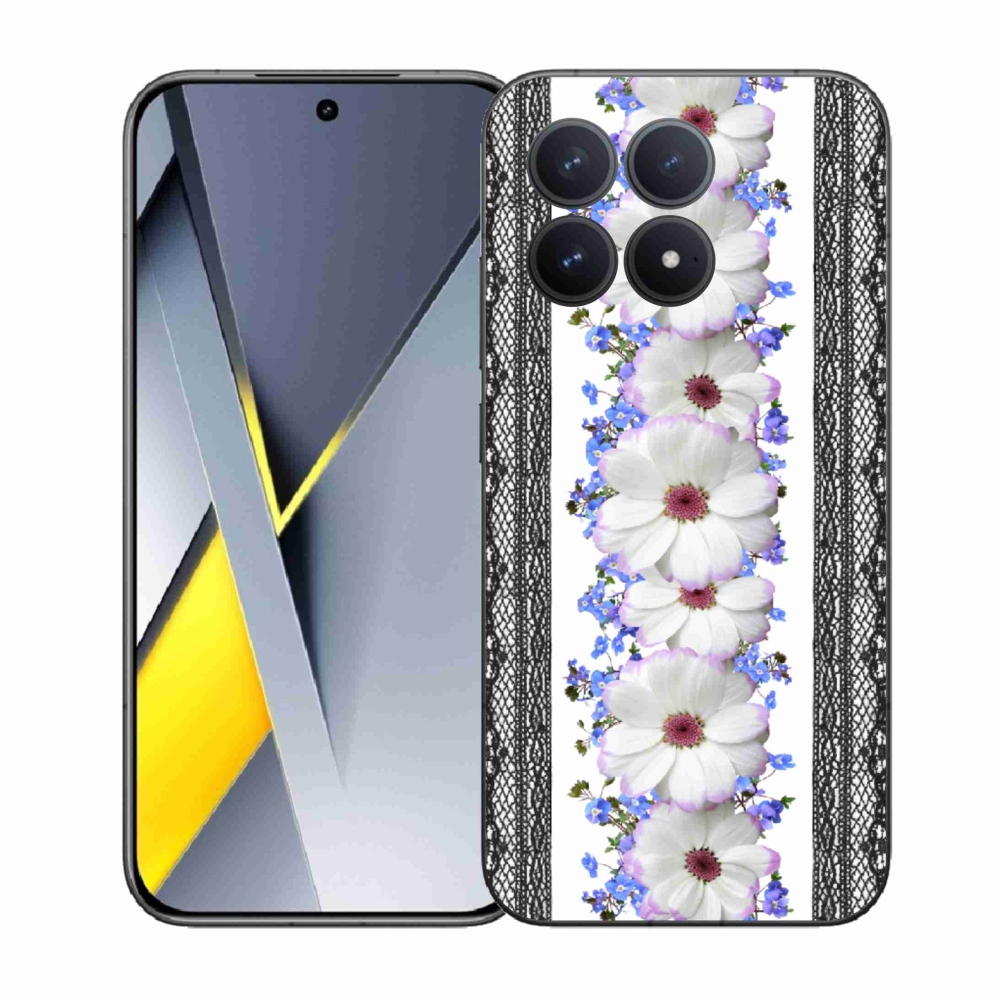 Gél borító mmCase a Xiaomi Poco F8 Pro számára - virágok 8