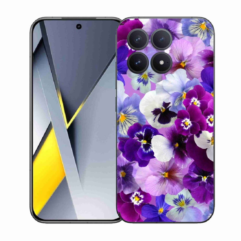 Gél borítás mmCase a Xiaomi Poco F8 Pro számára - virágok 9