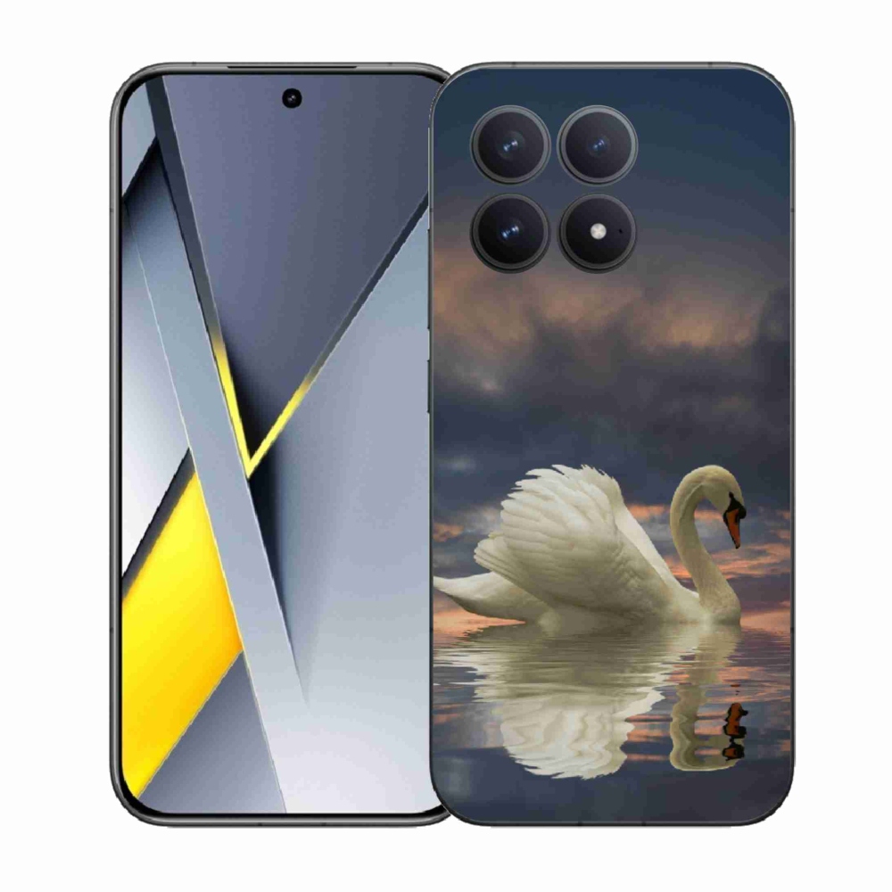 Gél borítás mmCase a Xiaomi Poco F8 Pro készülékhez - hattyú