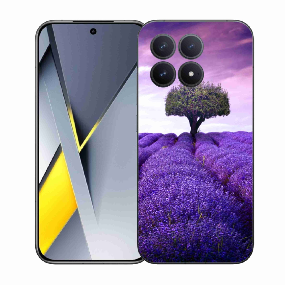 Gél borítás mmCase a Xiaomi Poco F8 Pro készülékhez - levendula rét