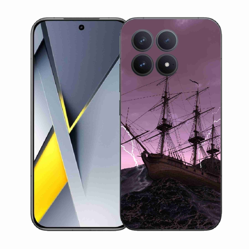 Gél borítás mmCase a Xiaomi Poco F8 Pro számára - hajó a viharban