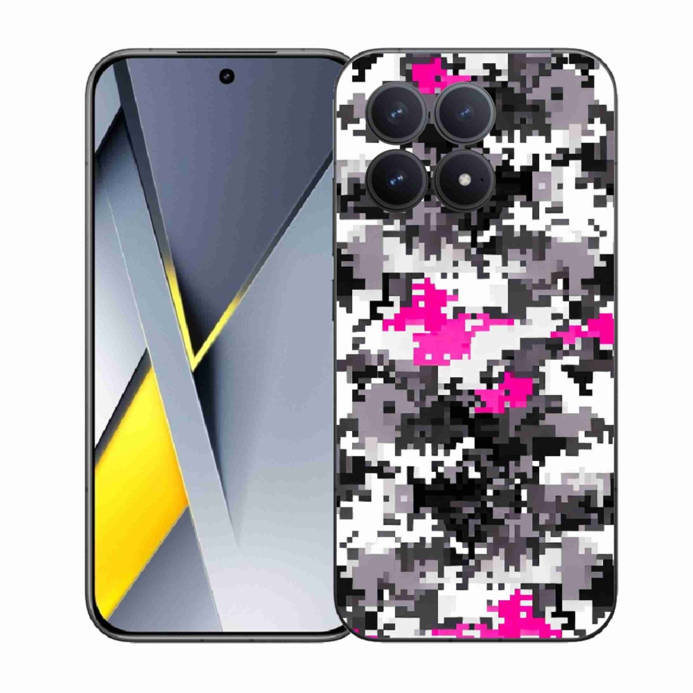 Gél borítás mmCase a Xiaomi Poco F8 Pro számára - terepszínű minta 4