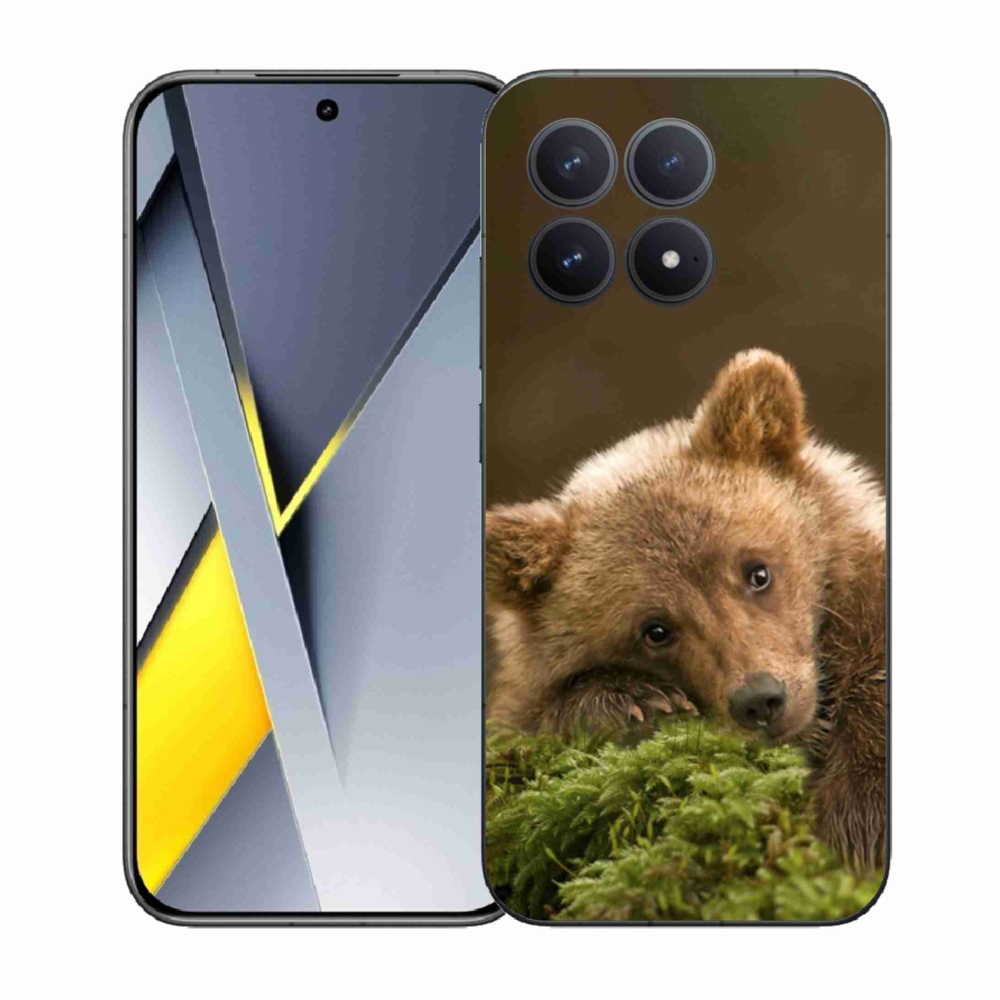 Gél borítás mmCase a Xiaomi Poco F8 Pro készülékhez - medve