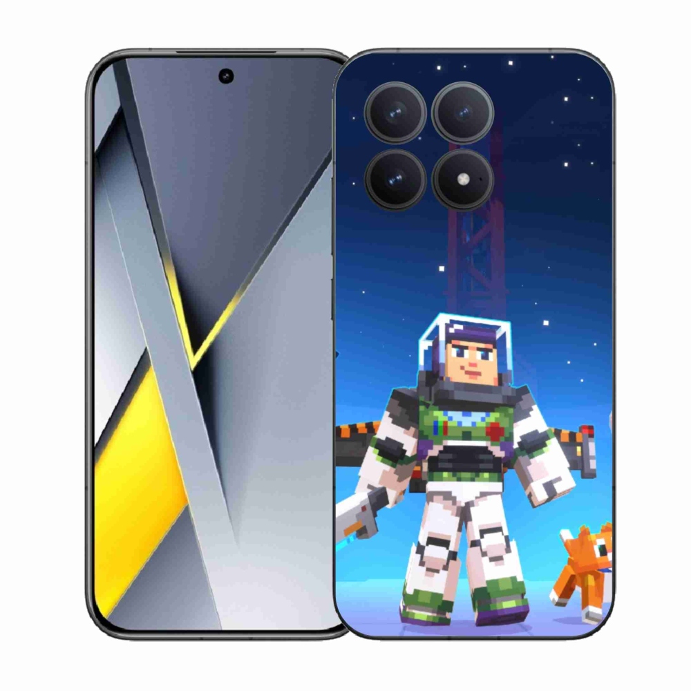 Gél borítás mmCase a Xiaomi Poco F8 Pro számára - minecraft 2
