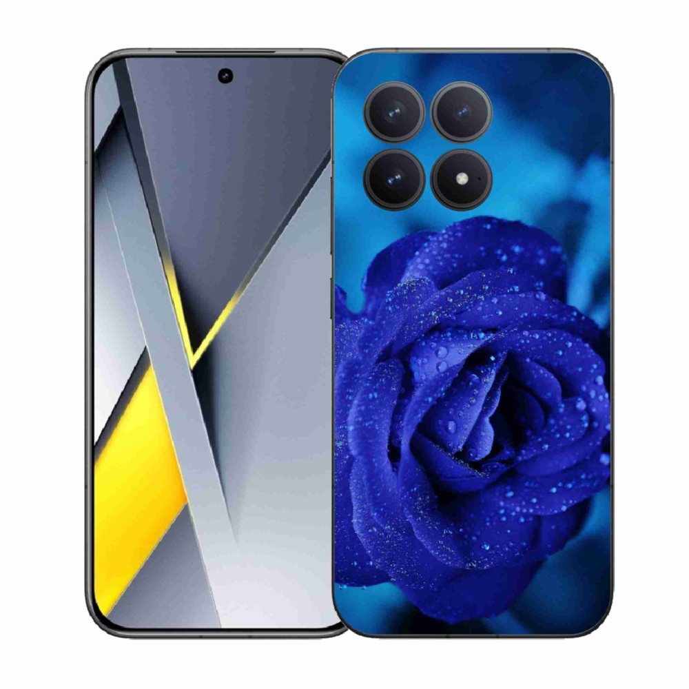 Gél borítás mmCase a Xiaomi Poco F8 Pro készülékhez - kék rózsa