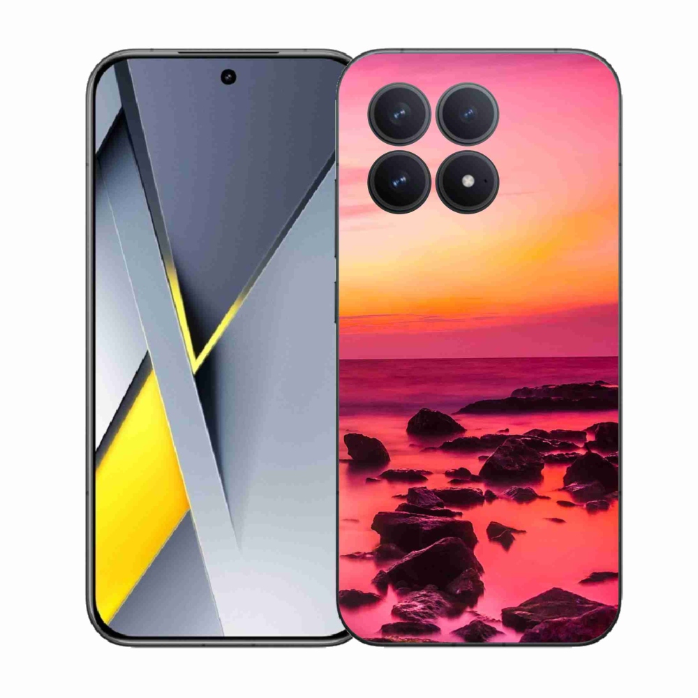 Gél borítás mmCase a Xiaomi Poco F8 Pro számára - tenger és ragyogás