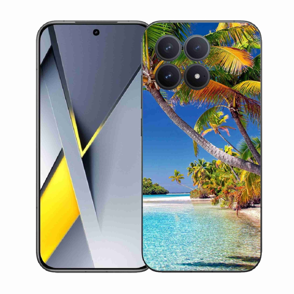 Gél borítás mmCase a Xiaomi Poco F8 Pro számára - tengerpart