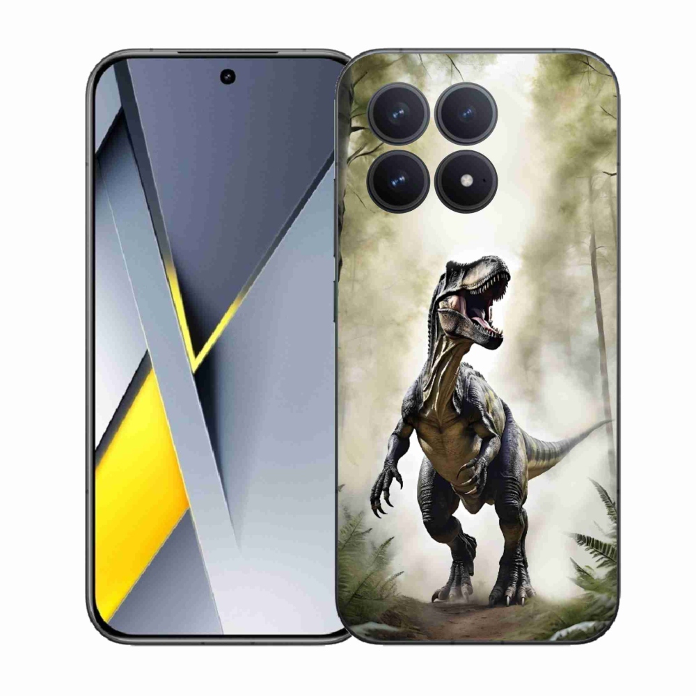 Gél borítás mmCase a Xiaomi Poco F8 Pro készülékhez - dühös T-Rex