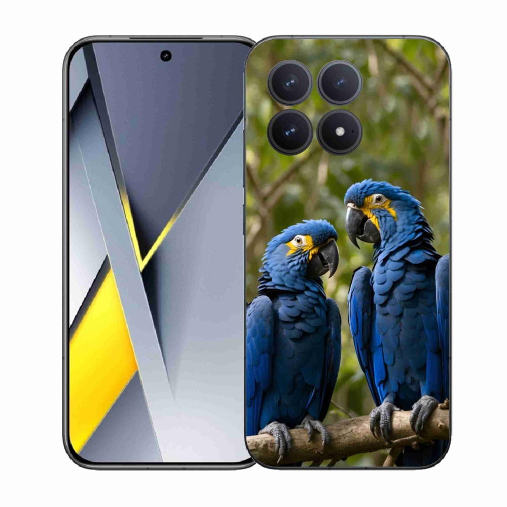 Gél borítás mmCase a Xiaomi Poco F8 Pro számára - papagáj duó