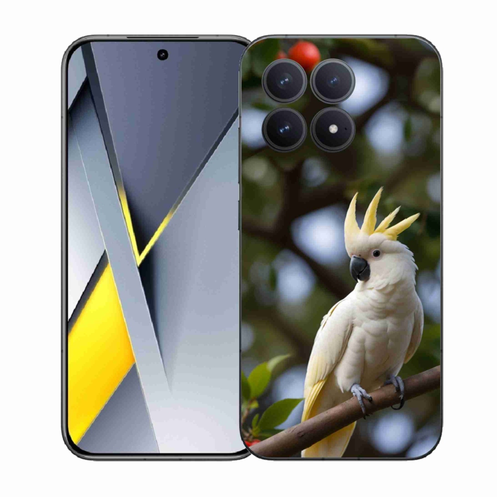 Gél borítás mmCase a Xiaomi Poco F8 Pro készülékhez - papagáj kakadu 3