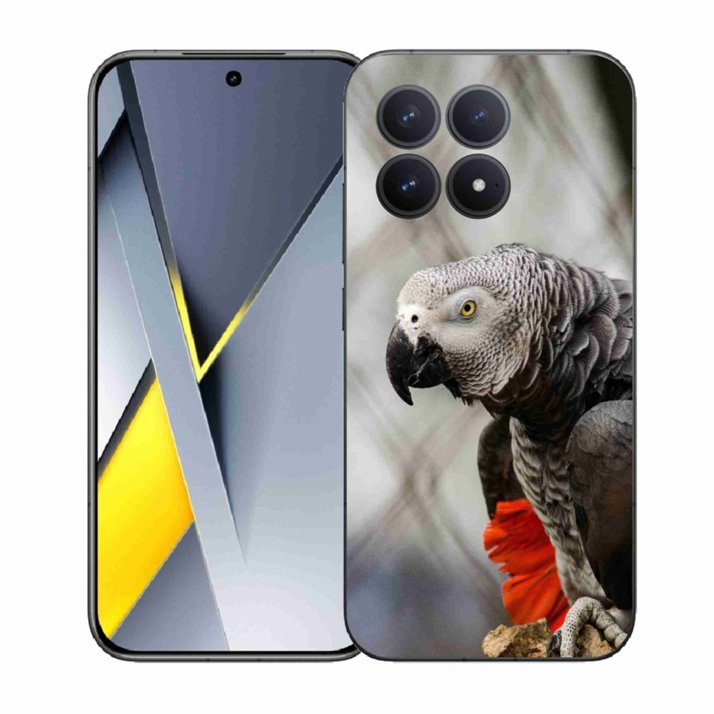 Gél borítás mmCase a Xiaomi Poco F8 Pro készülékhez - papagáj jacco 3