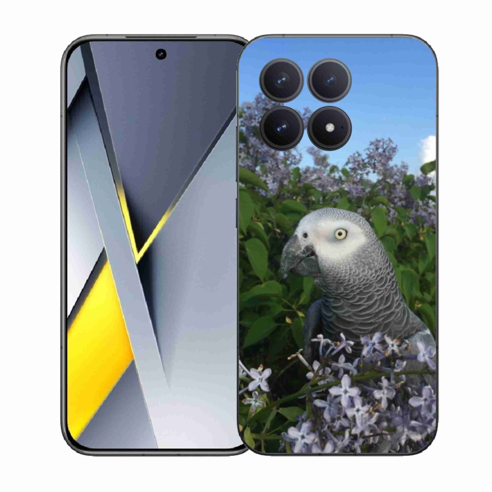 Gél borítás mmCase a Xiaomi Poco F8 Pro készülékhez - papagáj jacco