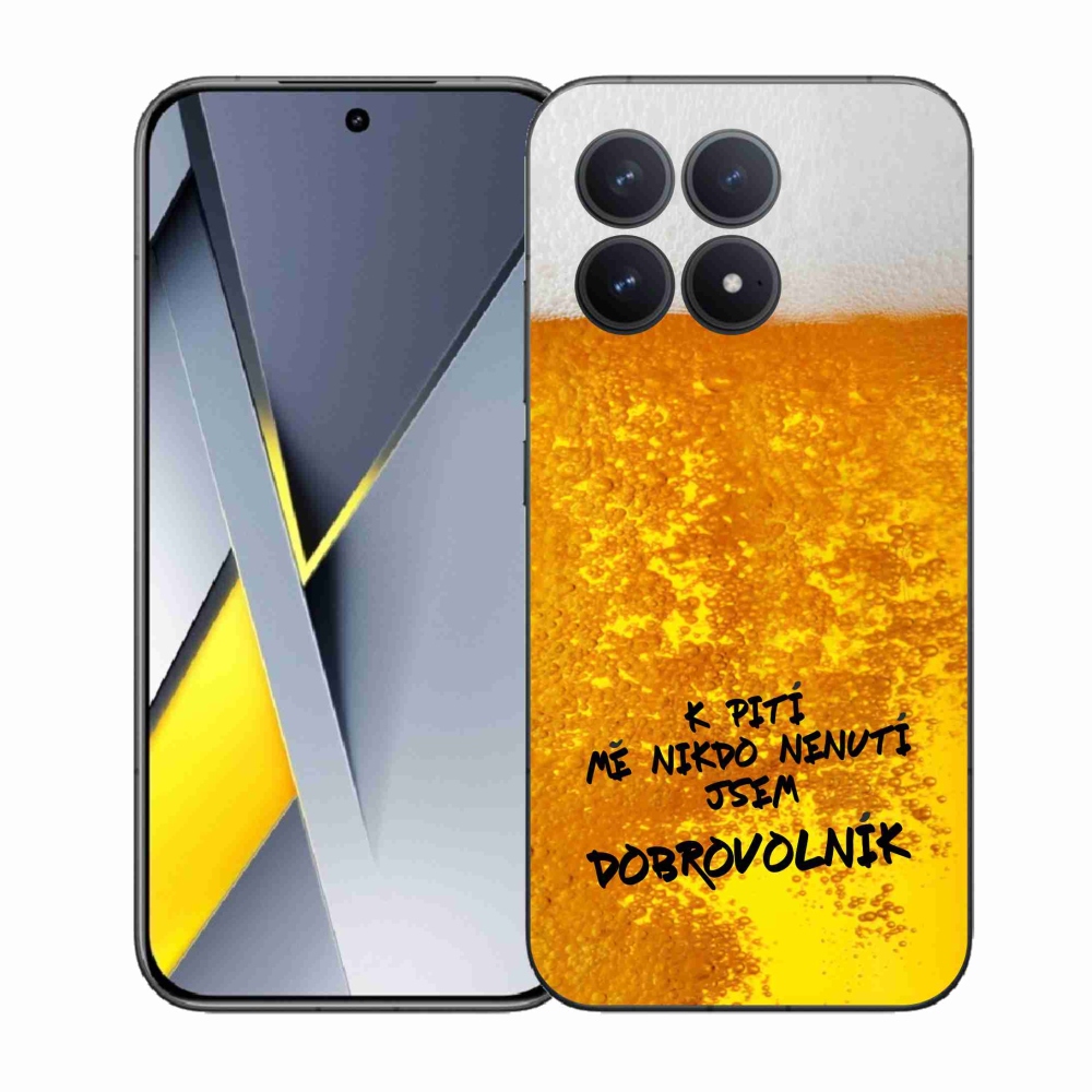 Gél borítás mmCase a Xiaomi Poco F8 Pro számára - sör motívum 4