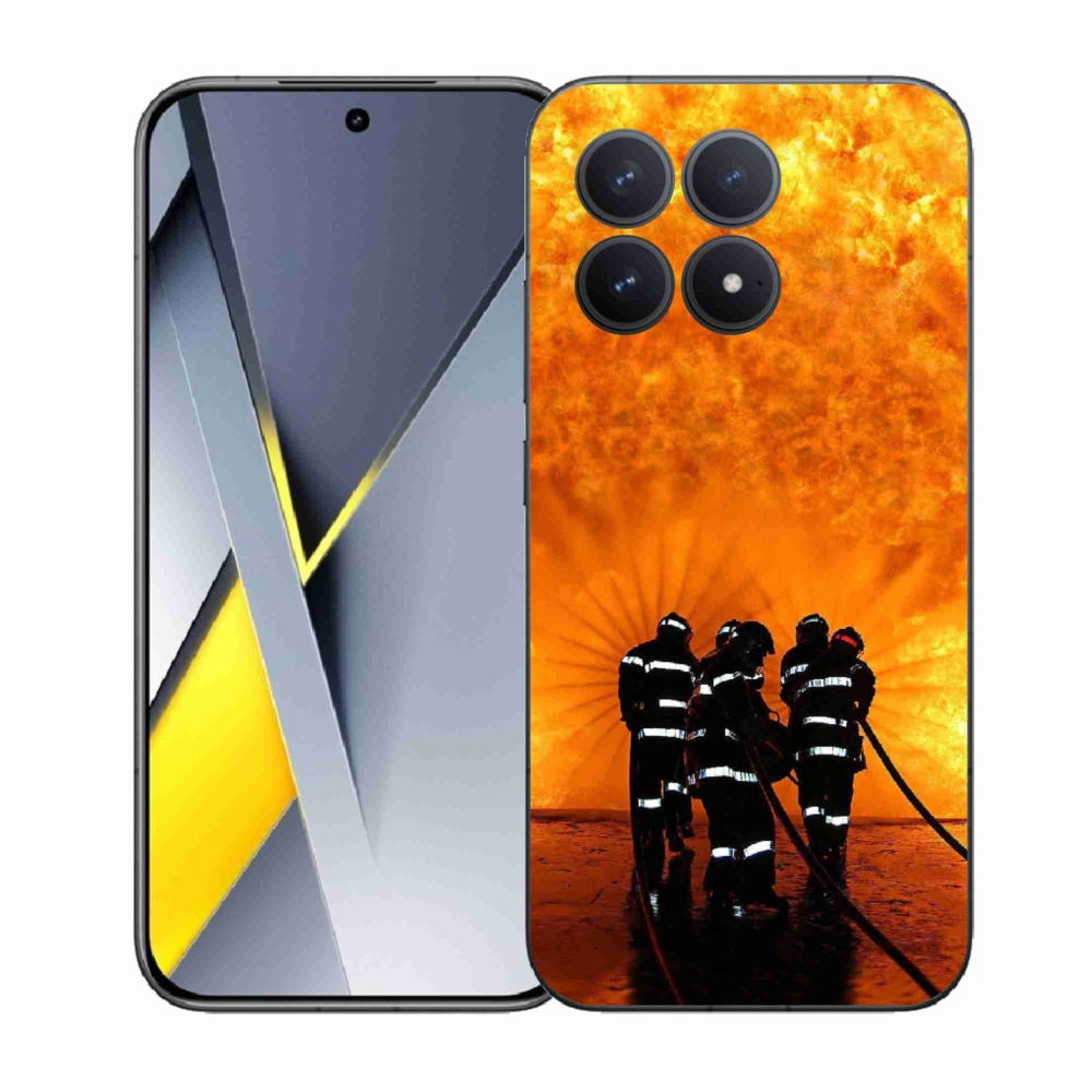 Gél borítás mmCase a Xiaomi Poco F8 Pro készülékhez - tűz