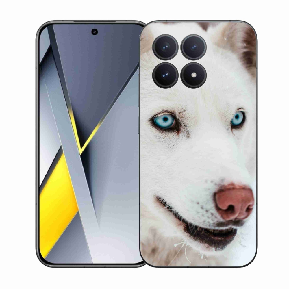 Gél borítás mmCase a Xiaomi Poco F8 Pro számára - kutyaszemmel nézve