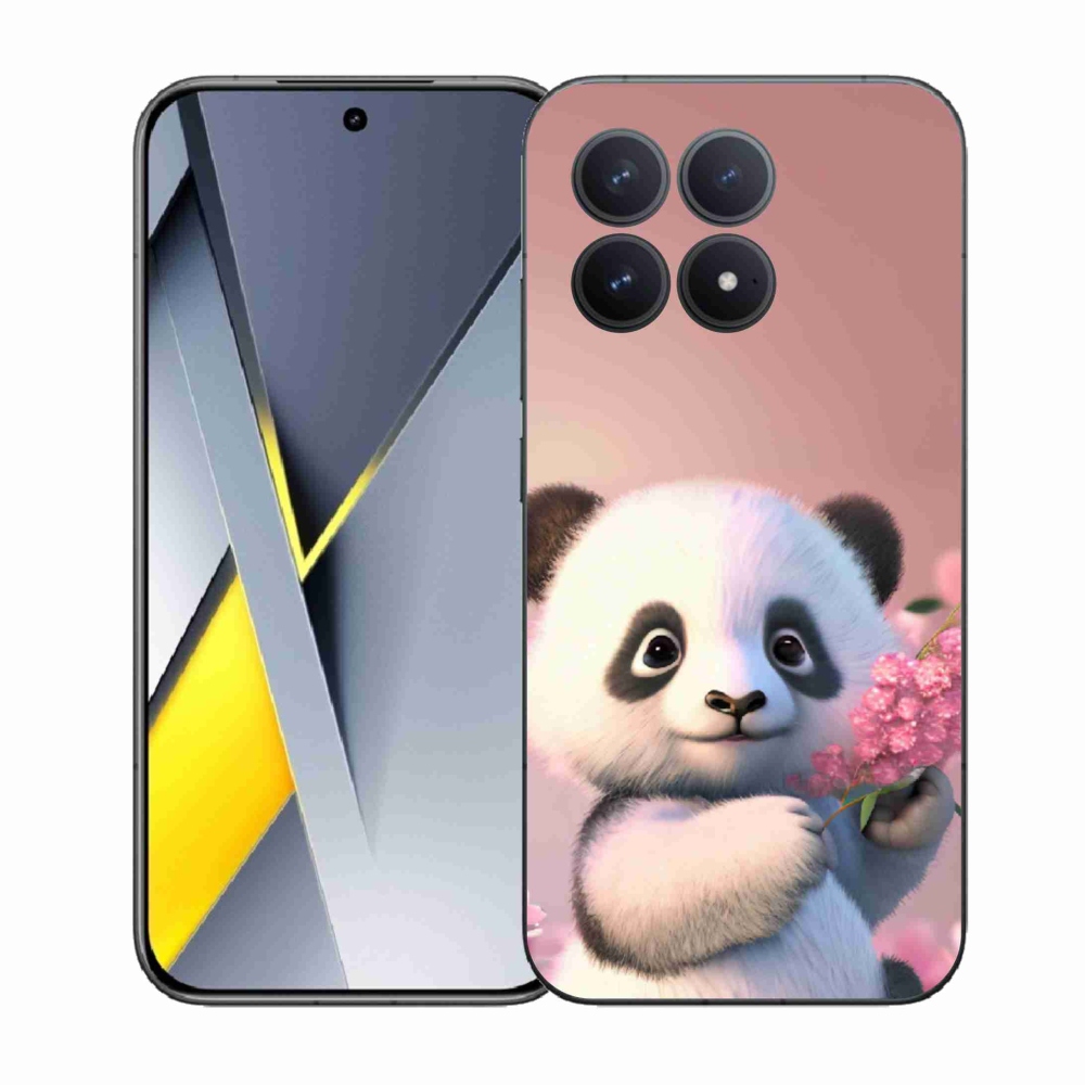 Gél borítás mmCase a Xiaomi Poco F8 Pro számára - aranyos panda