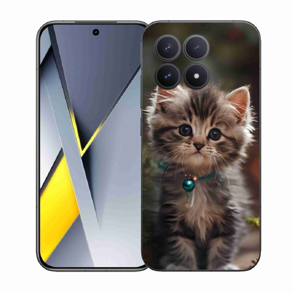 Gél borítás mmCase a Xiaomi Poco F8 Pro számára - aranyos cica 11