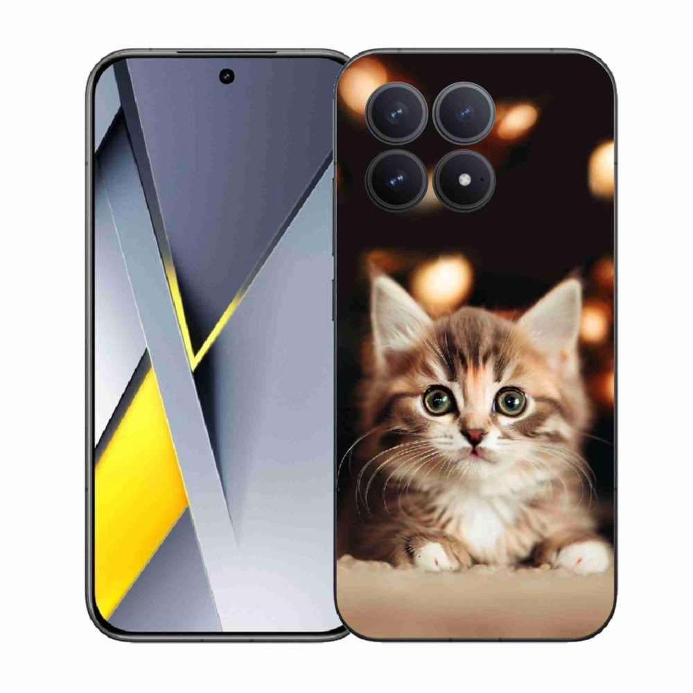 Gél borítás mmCase a Xiaomi Poco F8 Pro számára - aranyos cica 2