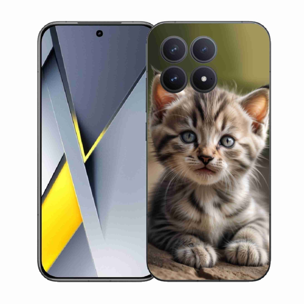 Gél borítás mmCase a Xiaomi Poco F8 Pro számára - aranyos cica 9