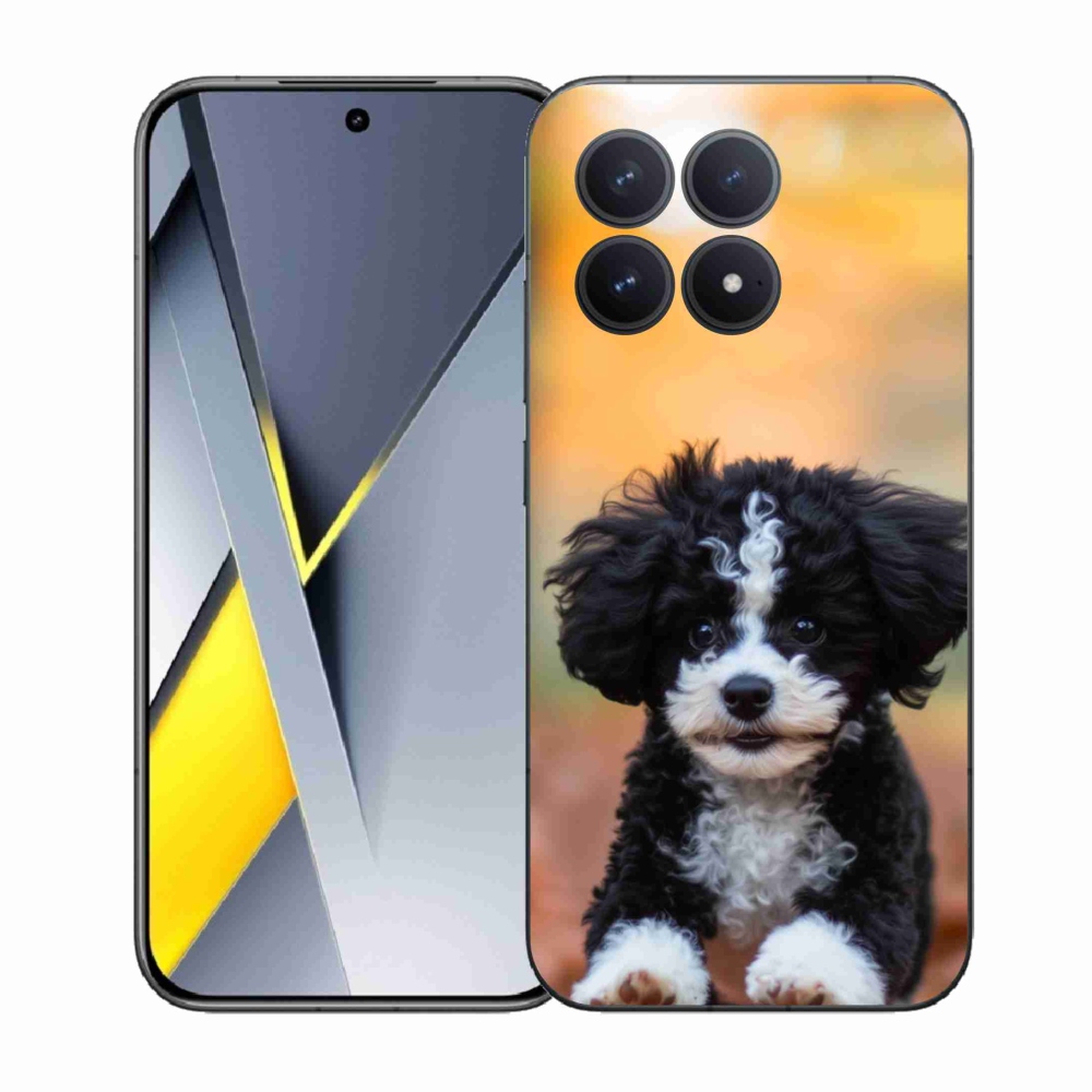 Gél borítás mmCase a Xiaomi Poco F8 Pro számára - aranyos kiskutya 2