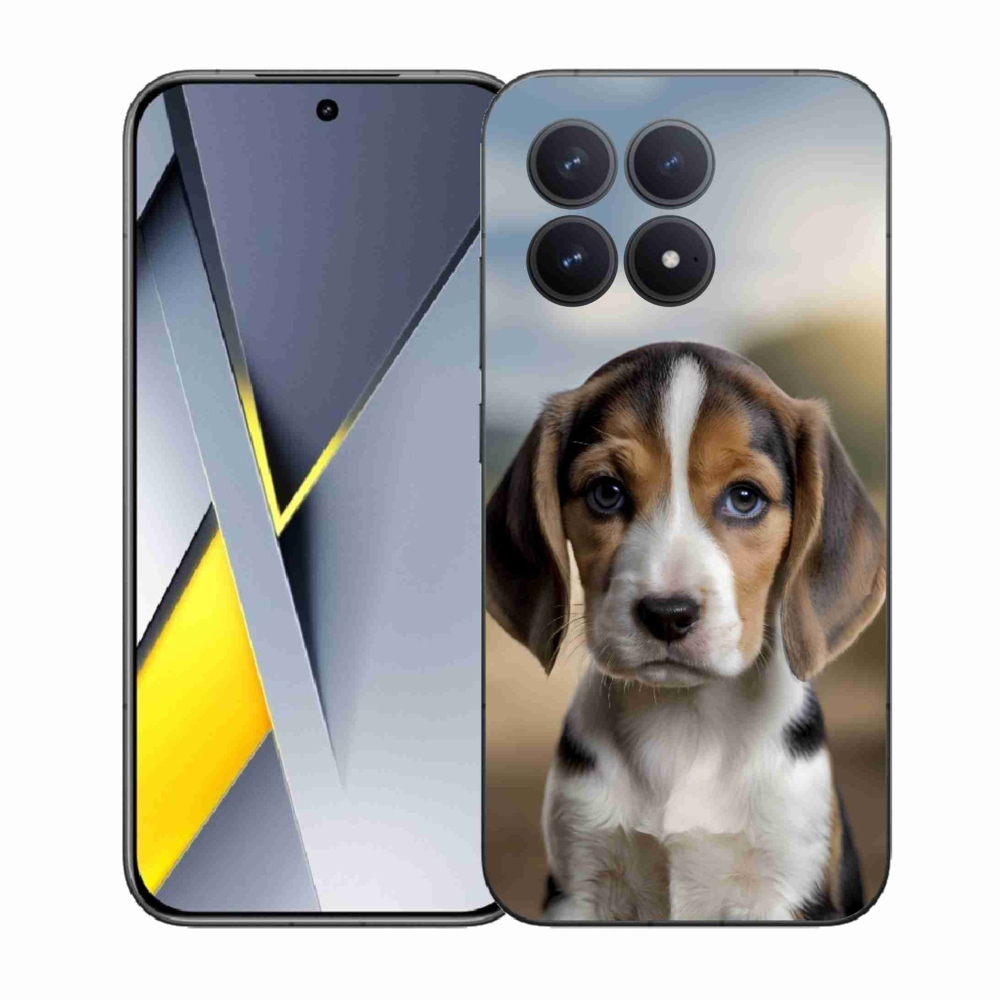 Gél borítás mmCase a Xiaomi Poco F8 Pro számára - aranyos beagle