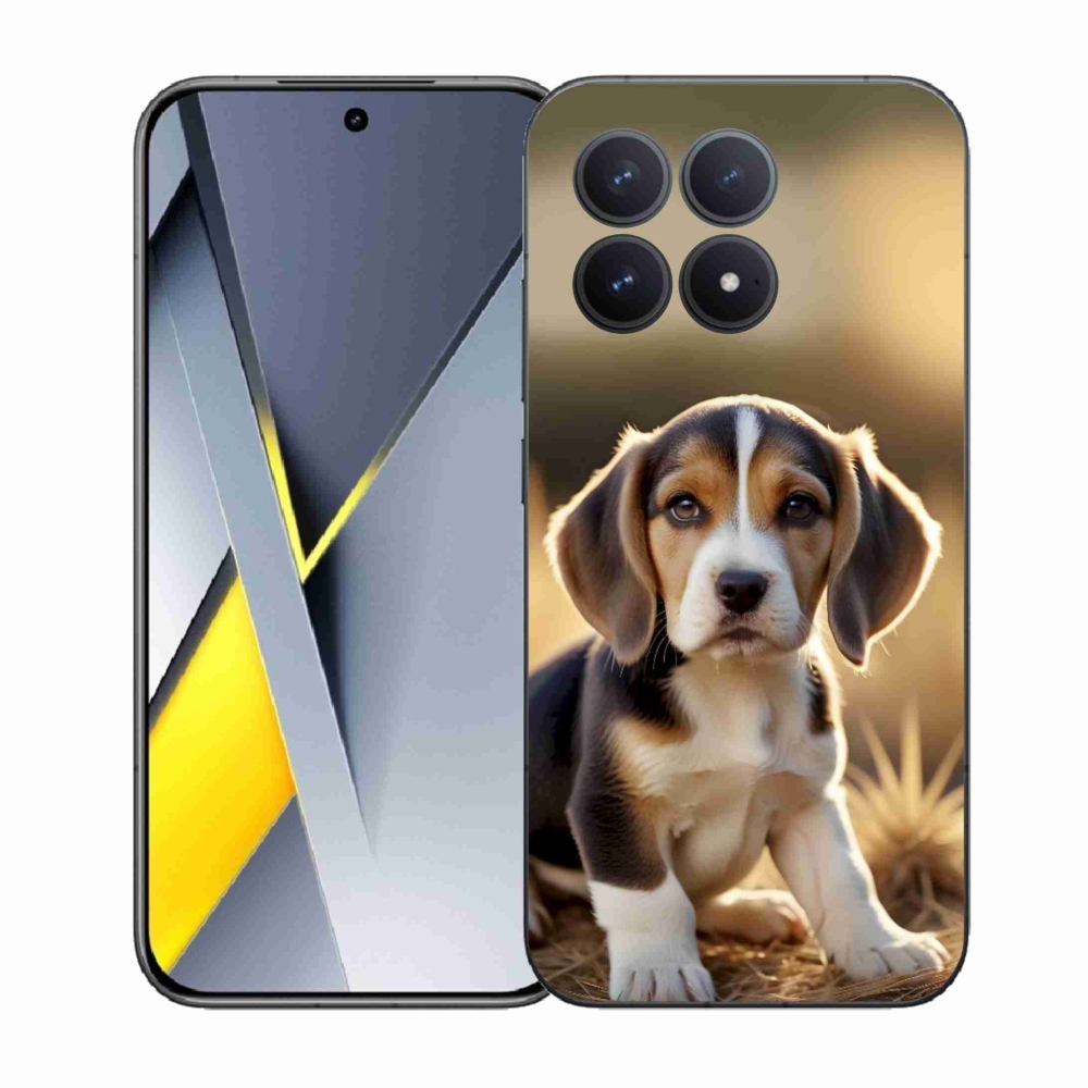 Gél borítás mmCase a Xiaomi Poco F8 Pro számára - aranyos beagle