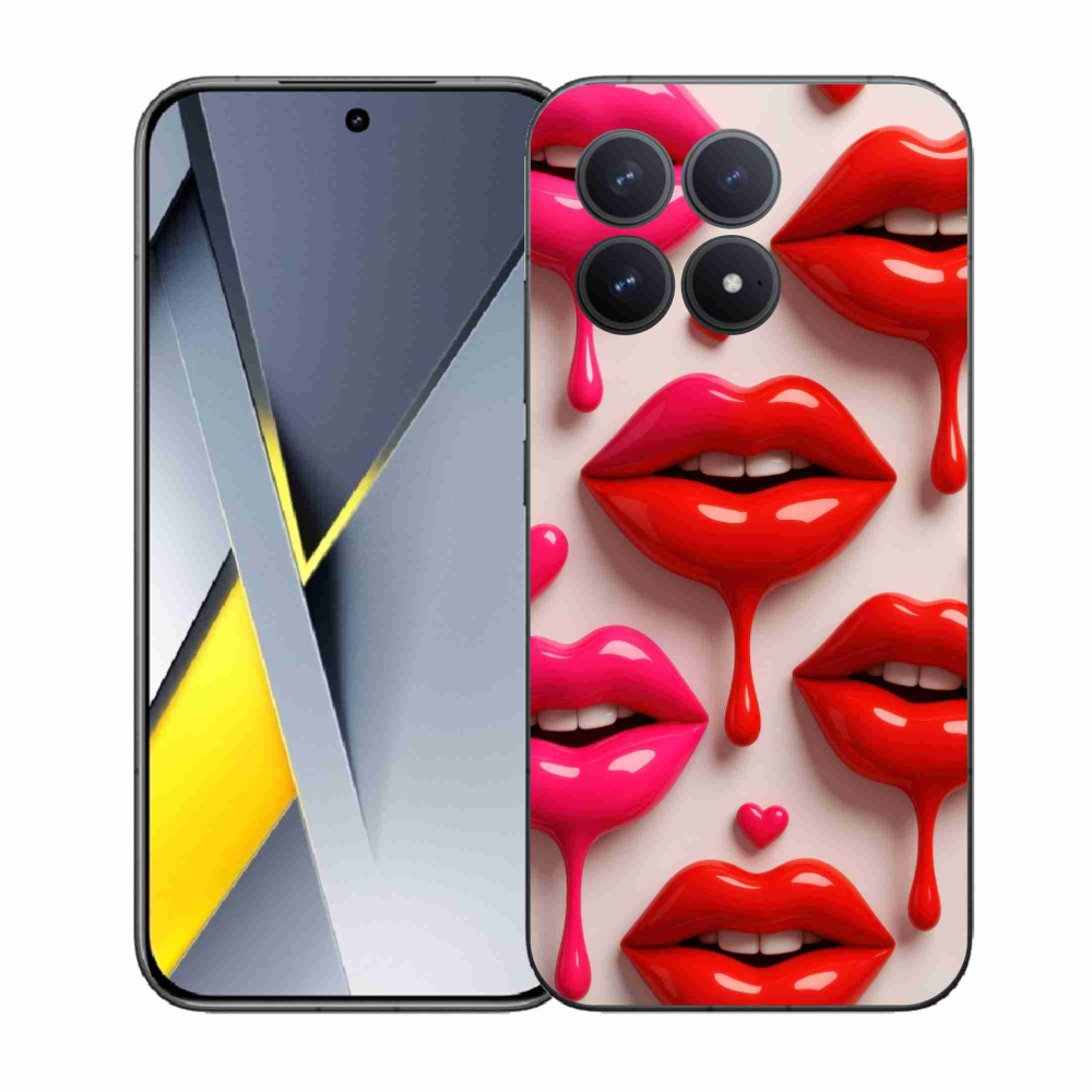 Gél borítás mmCase a Xiaomi Poco F8 Pro készülékhez - ajkak 2