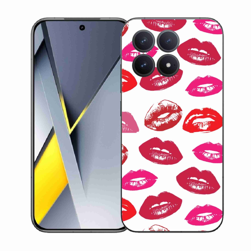 Gél borítás mmCase a Xiaomi Poco F8 Pro számára - ajkak