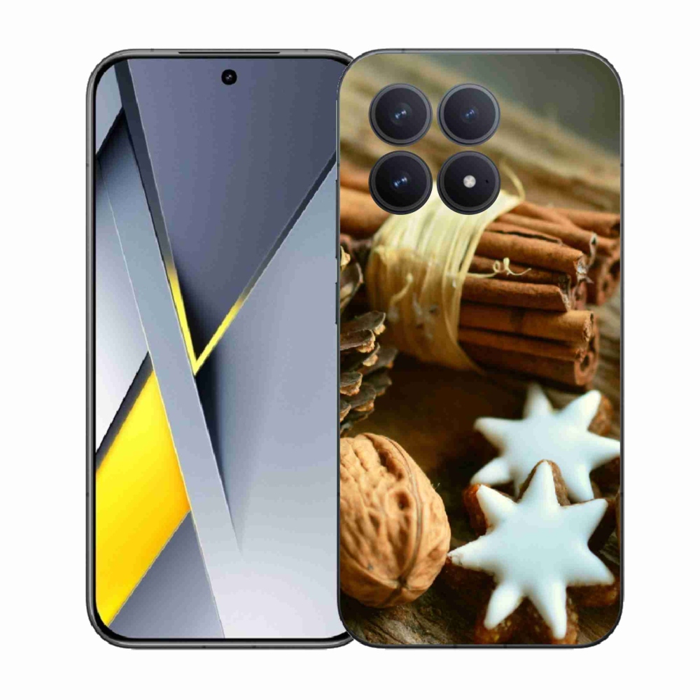 Gél borítás mmCase a Xiaomi Poco F8 Pro számára - fahéj és mézeskalács