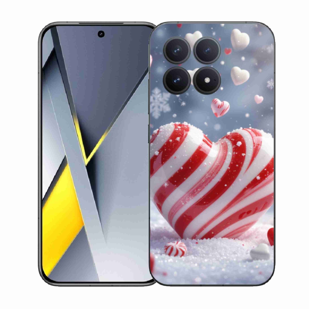 Gél borítás mmCase a Xiaomi Poco F8 Pro számára - édes szív