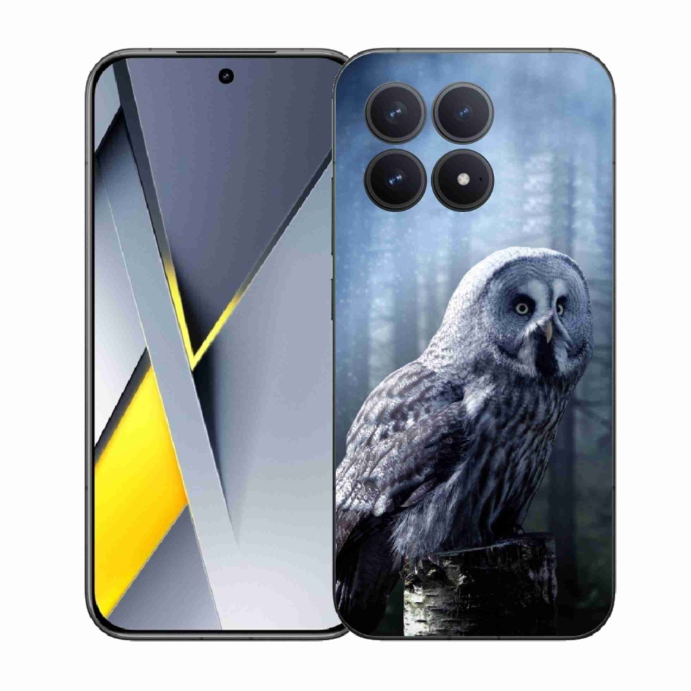 Gél borítás mmCase a Xiaomi Poco F8 Pro számára - bagoly