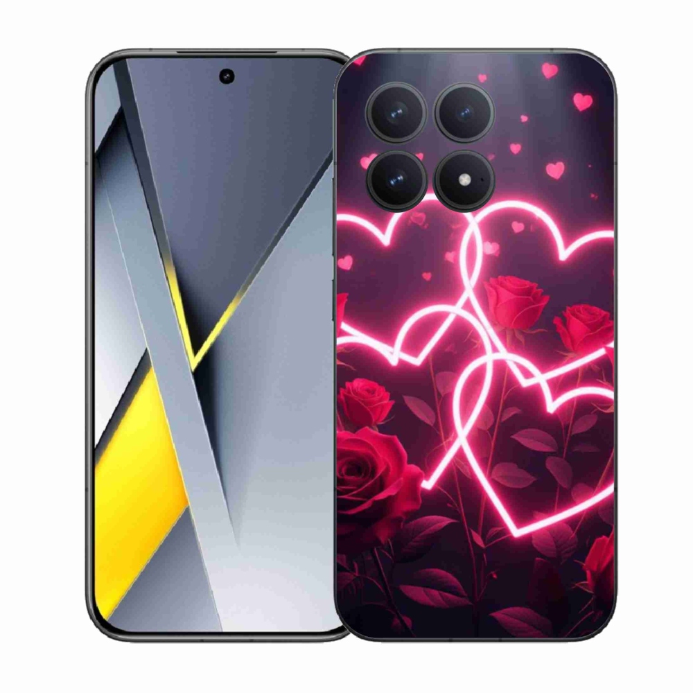 Gél borítás mmCase a Xiaomi Poco F8 Pro számára - a szerelem szíve