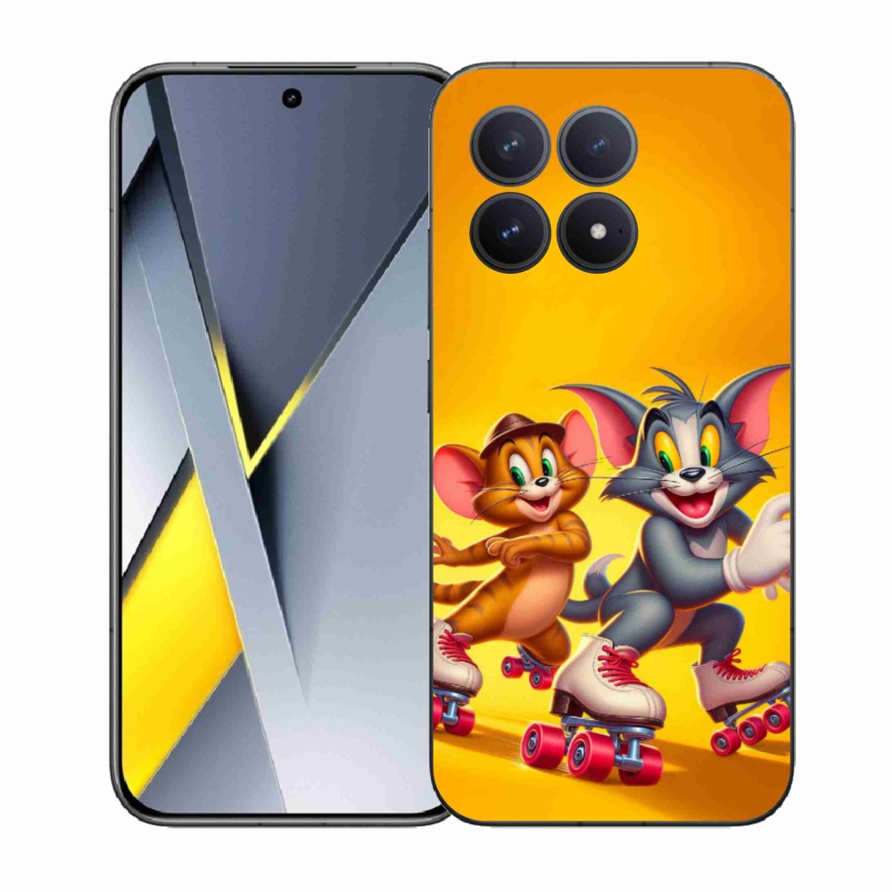 Gél borítás mmCase a Xiaomi Poco F8 Pro számára - tom a jerry