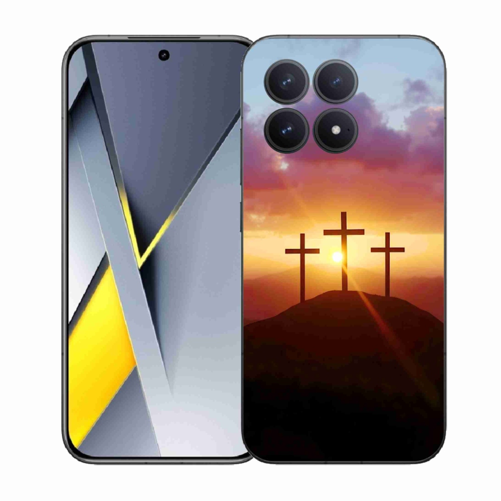 Gél borítás mmCase a Xiaomi Poco F8 Pro számára - három kereszt