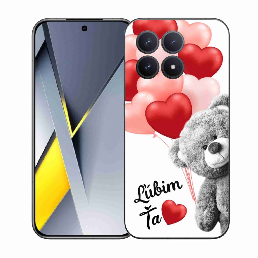 Gél borítás mmCase a Xiaomi Poco F8 Pro számára - I love you en