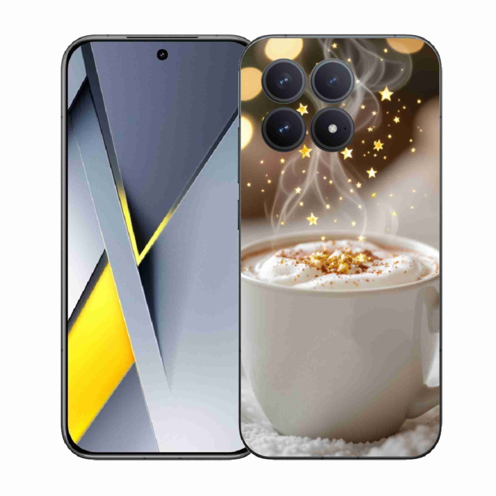 Gél borítás mmCase a Xiaomi Poco F8 Pro számára - Karácsonyi forró ital