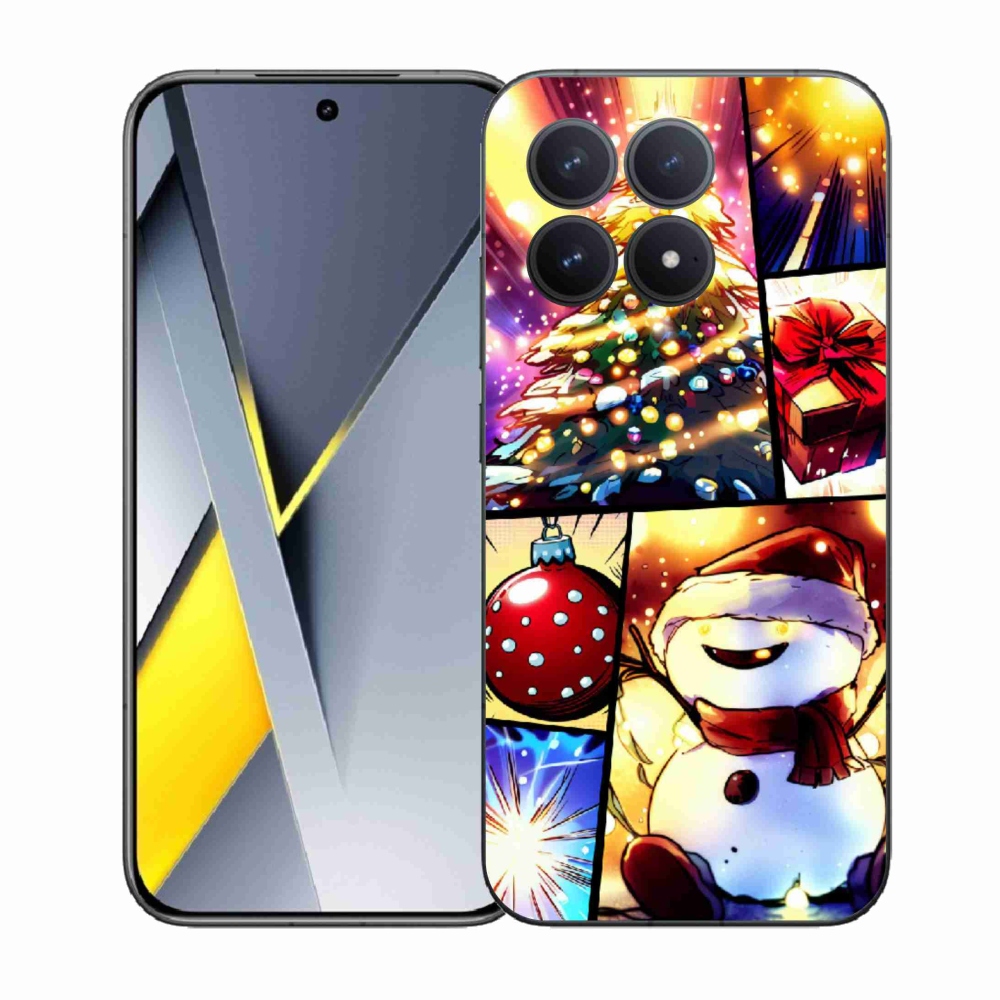 Gél borítás mmCase a Xiaomi Poco F8 Pro készülékhez - karácsonyi motívumok 1