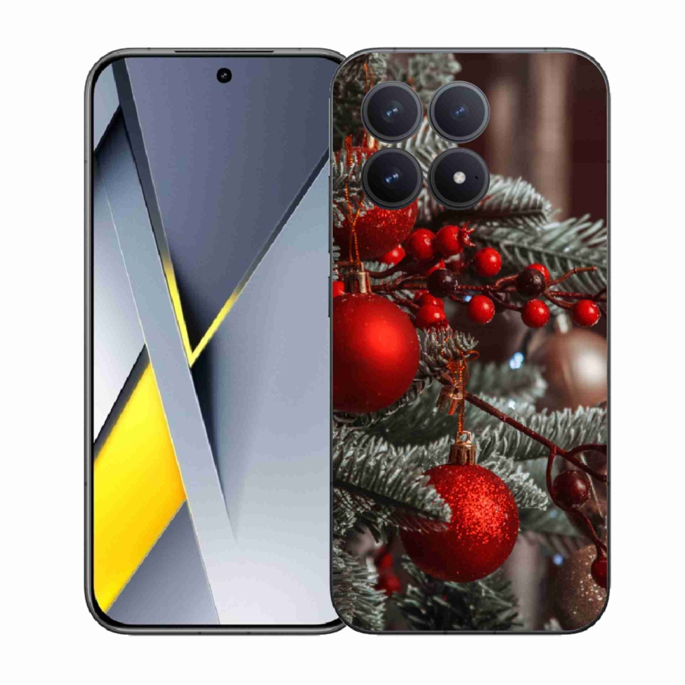 Gél borítás mmCase a Xiaomi Poco F8 Pro számára - karácsonyi dekorációk 2