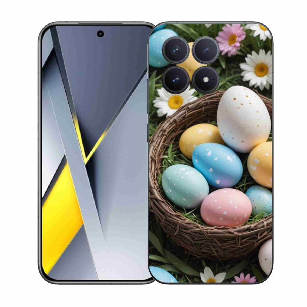 Gél borítás mmCase a Xiaomi Poco F8 Pro számára - Húsvéti tojások 2