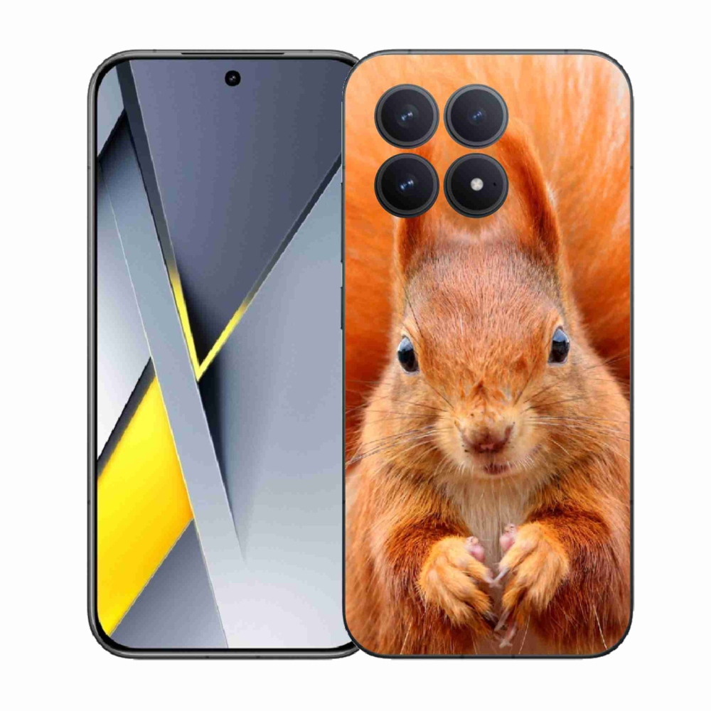 Gél borítás mmCase a Xiaomi Poco F8 Pro készülékhez - mókus