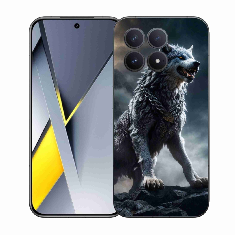 Gél borítás mmCase a Xiaomi Poco F8 Pro készülékhez - farkas 1