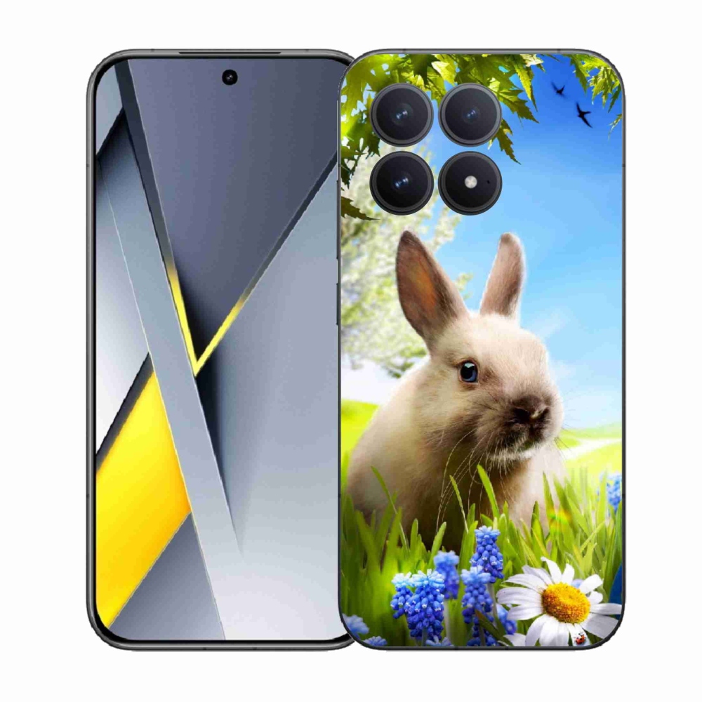 Gél borítás mmCase a Xiaomi Poco F8 Pro számára - nyuszi