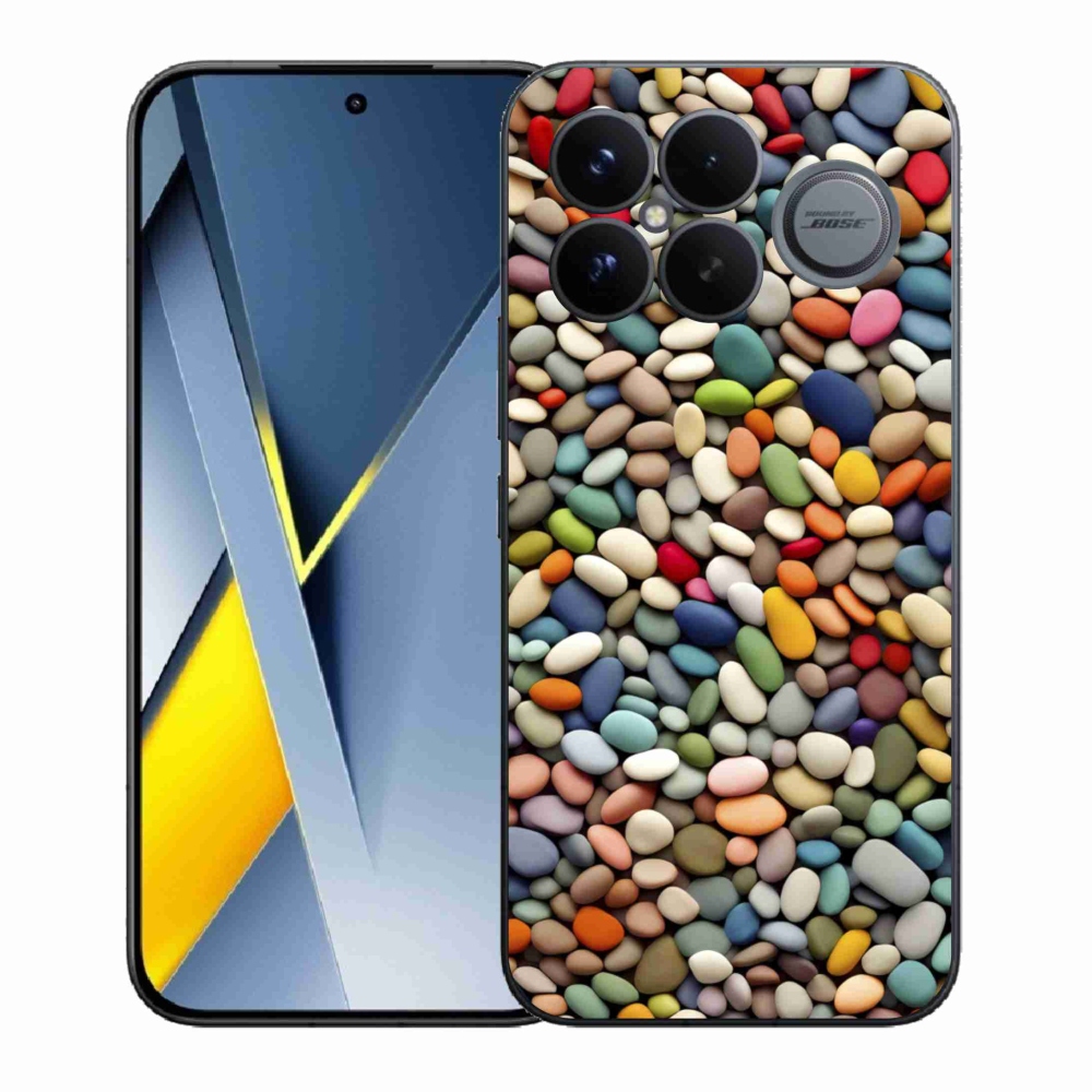 Gél borítás mmCase a Xiaomi Poco F8 Ultra számára - színes strasszkövek 2