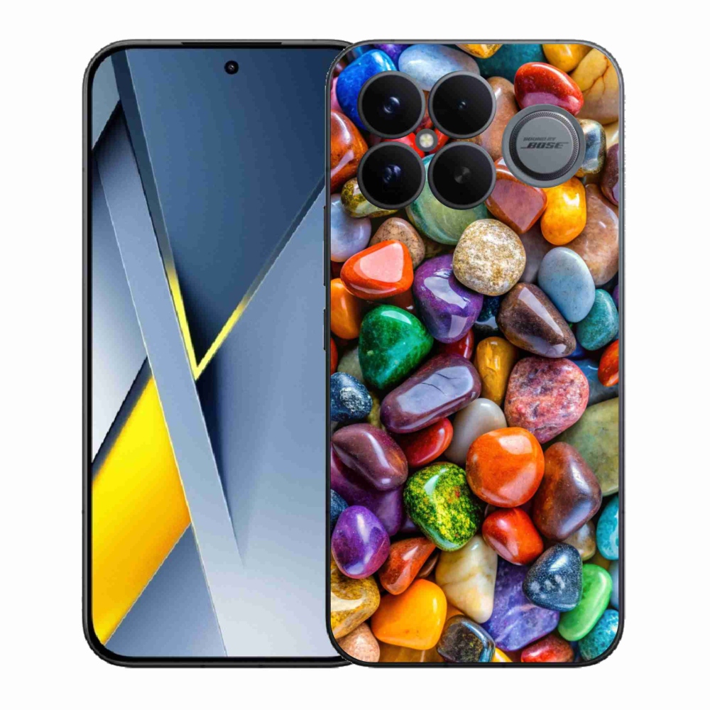 Gél borítás mmCase a Xiaomi Poco F8 Ultra számára - színes strasszkövek